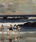 Winslow Homer Detail from on the Beach France oil painting artist